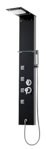 Panel za tuš/masažo Sanotechnik DG8042 Valencia črna 140x22