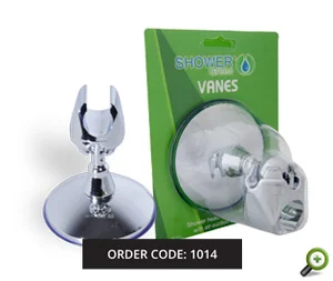 Držalo za tuš ShowerGreen Vanes, univerzalno, vakumsko