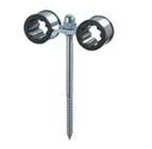 Cevno držalo gumi dvojno KPL