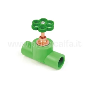 PPR PA ventil zaporni z metuljčkom