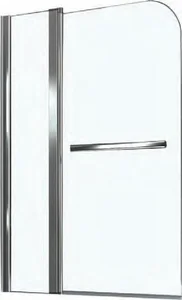 Poklopna predelna stena Sanotechnik E14110C 110x140, krom