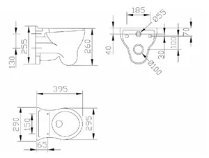 Creavit otroška wc školjka - dimenzije