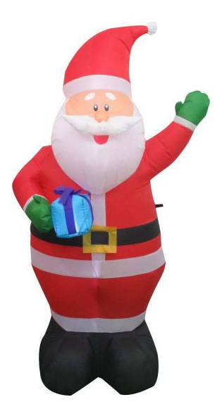 Napihljiv Božiček 240 z LED osvetlitvijo