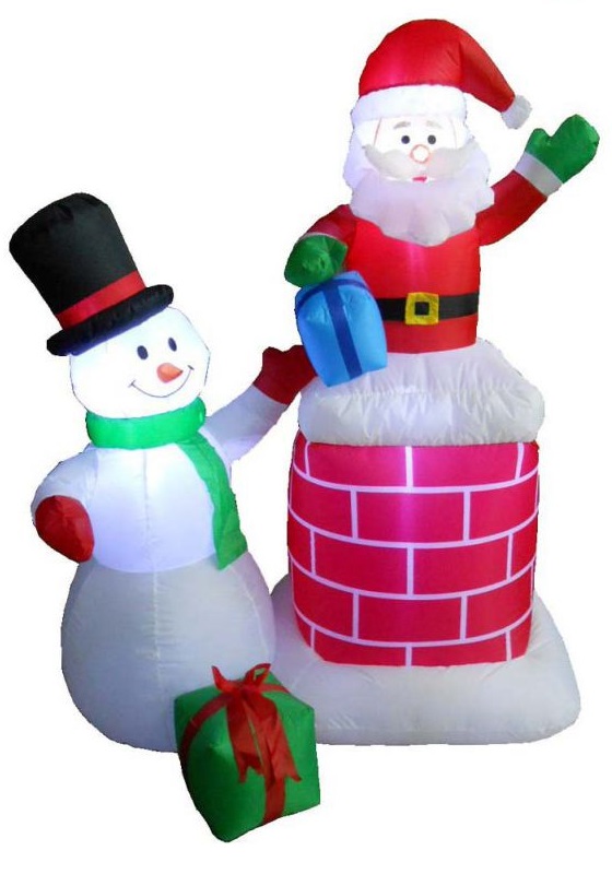 Napihljiva figura - Dvojček 150 z LED osvetlitvijo