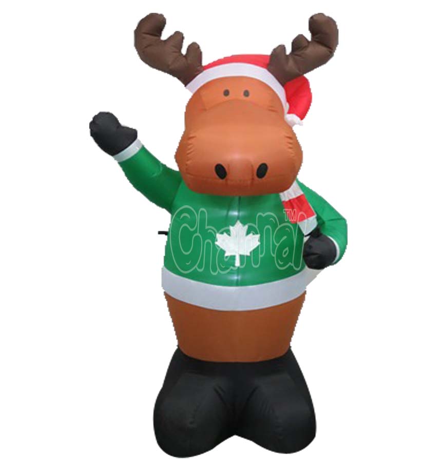 Napihljiva figura - Rudolf 150 z LED osvetlitvijo