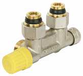 Radiatorski ventil Danfoss VHS kotni dvocevni 1-2