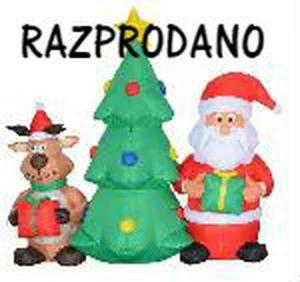 Napihljiva figura - Trojček 150 z LED osvetlitvij