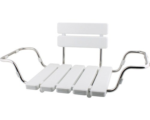 Tuš sedež Sanotechnik, beli, za kopalno kad