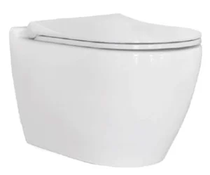 Sanotechnik UNO WC RIMLESS brez roba SLIM soft close pokrov
