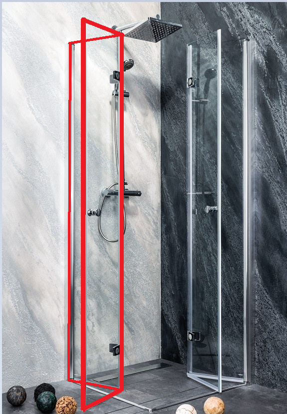 Sanotechnik Sanoflex duet zlozljiva vrata leva