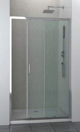 Sanotechnik S elite krom drsna vrata za nišo