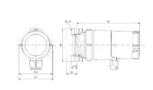 Grundfos Comfort UP 15-14 BA dimenzije