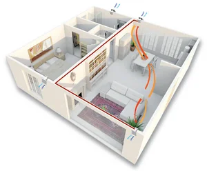 Primer uporabe prezračevalnih naprav
