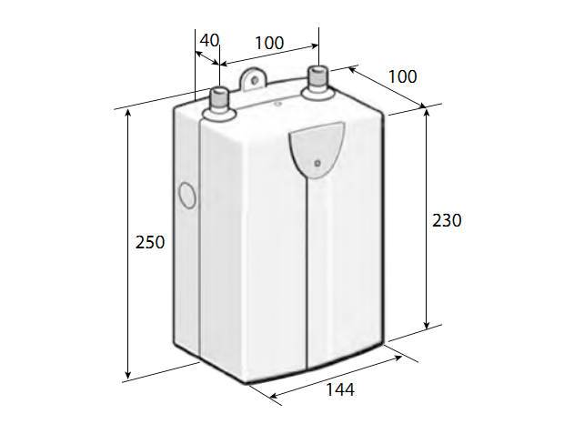 Električni pretočni grelnik vode BOSCH podumivalniški