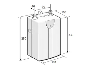 Električni pretočni grelnik vode BOSCH podumivalniški