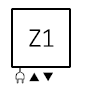 Terma Z1 priklop spodaj sredinsko z moznostjo grelca spodaj levo