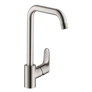 Hansgrohe 31820800 Focus armatura za kuhinjo, L izliv (stainless steel optic)