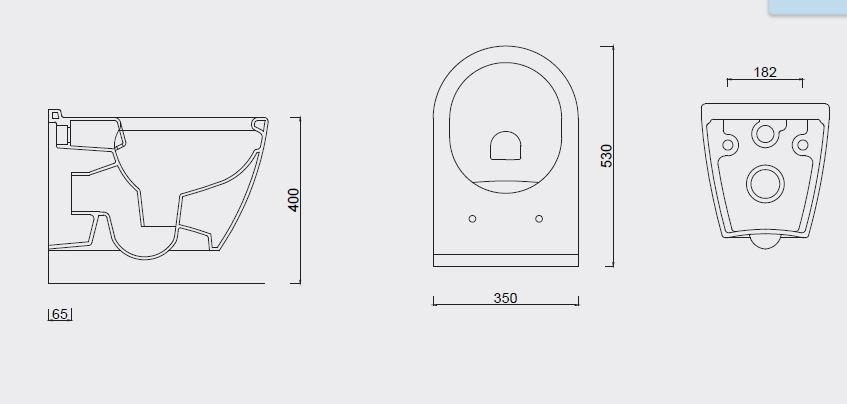 Sanotechnik UNO WC školjka GU100