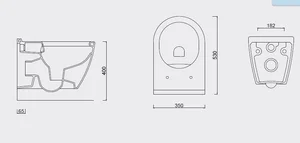 Sanotechnik UNO WC školjka GU100