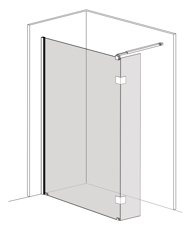 Tuš stena SanoFlex Wide II