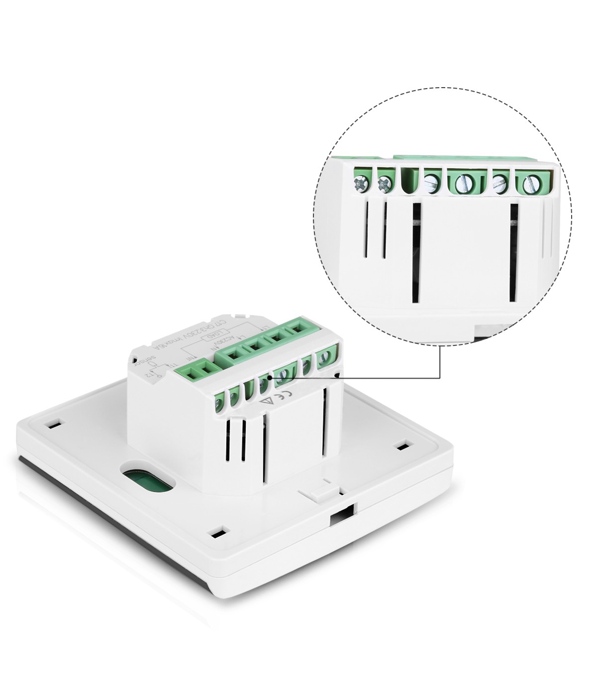 Sundirect žični podometni termostat + WiFi C17