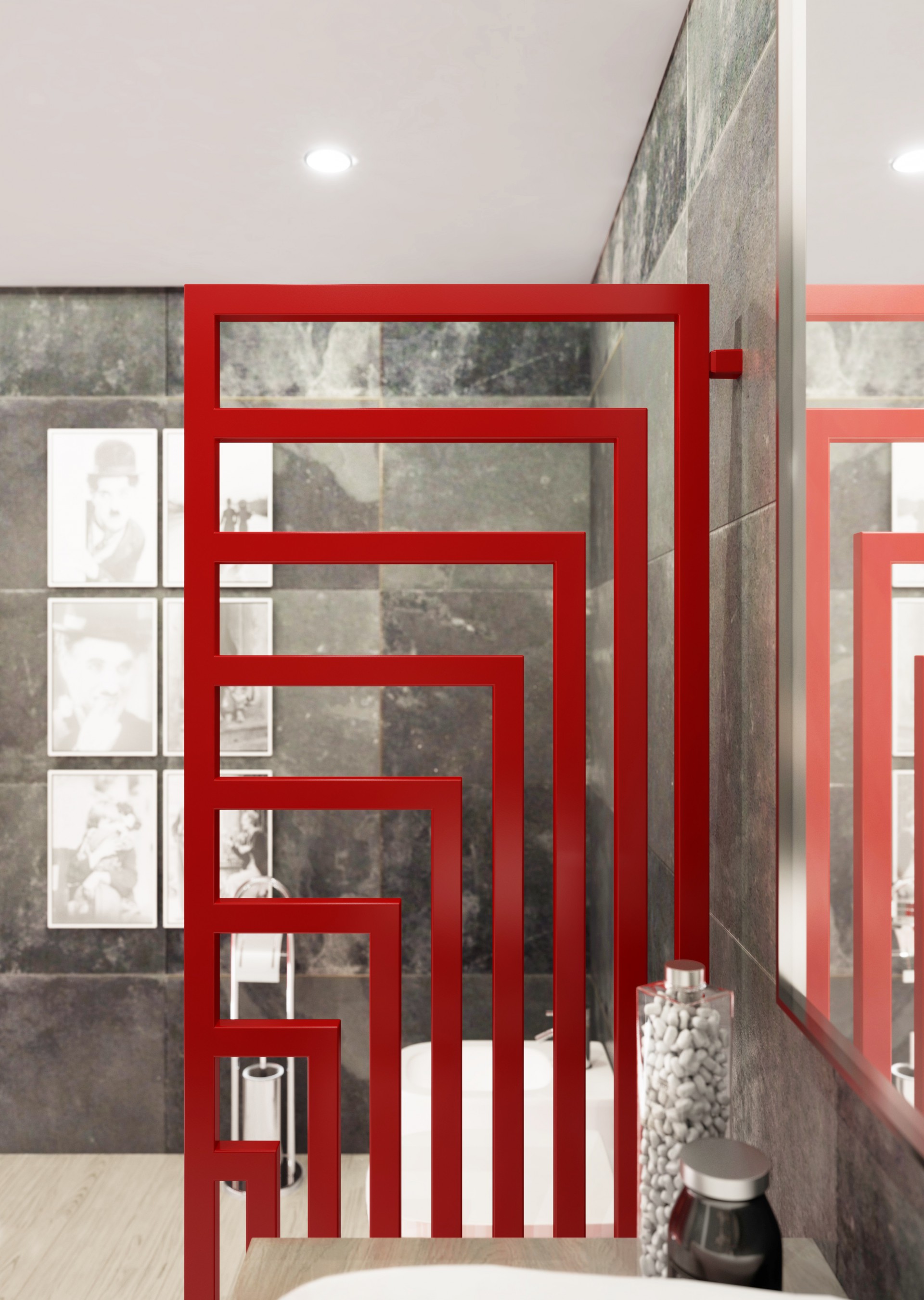 Radiator Terma Angus DW (RAL3003)