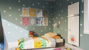 Radiator Terma Case Slim Graphics (ZX) z držalom