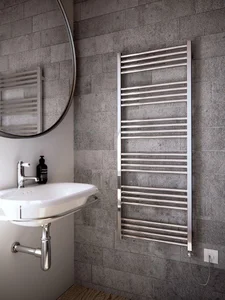 Kopalniški radiator TERMA Fiona v barvi krom (E8)