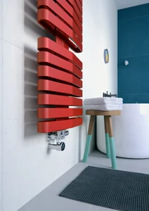 Radiator Terma Iron D (ZXE MetallicRed MRE) kombinirani ventil