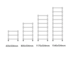 Retro - Terma radiator - dimenzije