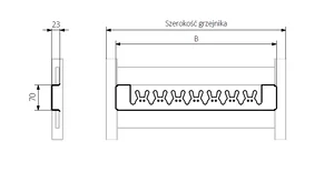 Vivo Happy RABBIT - tehnična skica
