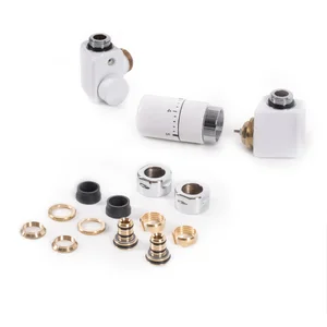 Set design ventilov, Dexter termostatski desna izvedba, bele barve