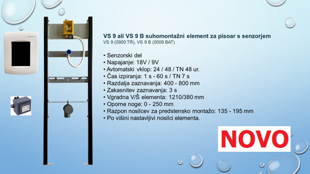 VS Gropup element za pisoar, novi