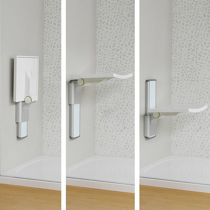 Kolpasan sedež SDL za tuš, višinsko nastavljiv