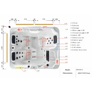 Sanotechnik oasis -dimenzije