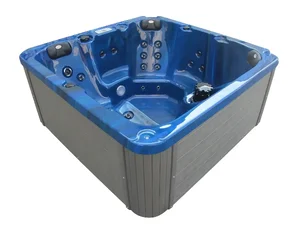 Zunanji masažni bazen Sanotechnik Oasis PALMA modro/siva kombinacija, SPA15