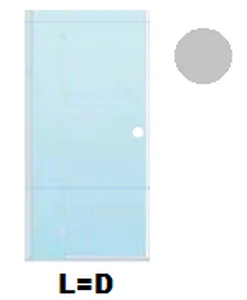 Sanoflex nihajna vrata brava krom