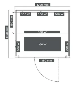 Infra savna Sanotechnik Malmo