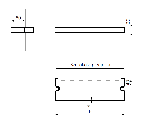 Triga držalo BELT - dimenzije