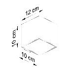 Stenska svetilka QUAD concrete