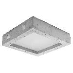 Stropna svetilka RIZA beton (33x33x8cm)