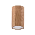 Stropna svetilka ZEKE 10 hrast (6x6x10cm)