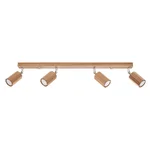 Stropna svetilka ZEKE 4 hrast (80x5x20cm)