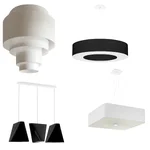 Viseče svetilke v podobi geometrijskih teles