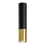 Stropna svetilka LOOPEZ črna/zlata (6x6x29cm)