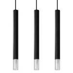 Obesna svetilka WEZYR 3 črna (45x6x120cm)