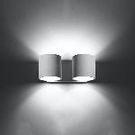Stenska svetilka ORBIS 2 bela (26x12x10cm)