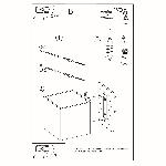 Stenska svetilka QUAD 1 črna (10x12x10cm)