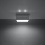 Stropna svetilka LOBO 2 siva (20x10x10cm)
