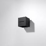 Stenska svetilka LOBO črna (10x12x10cm)